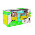 Auto na batérie - mechanik, so skrutkovačom - žlto-modré